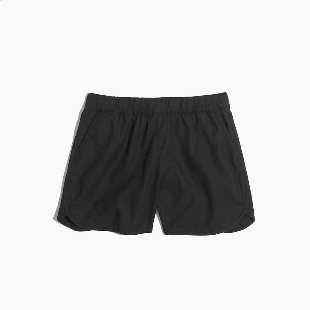 Madewell Pull-On Shorts in Black